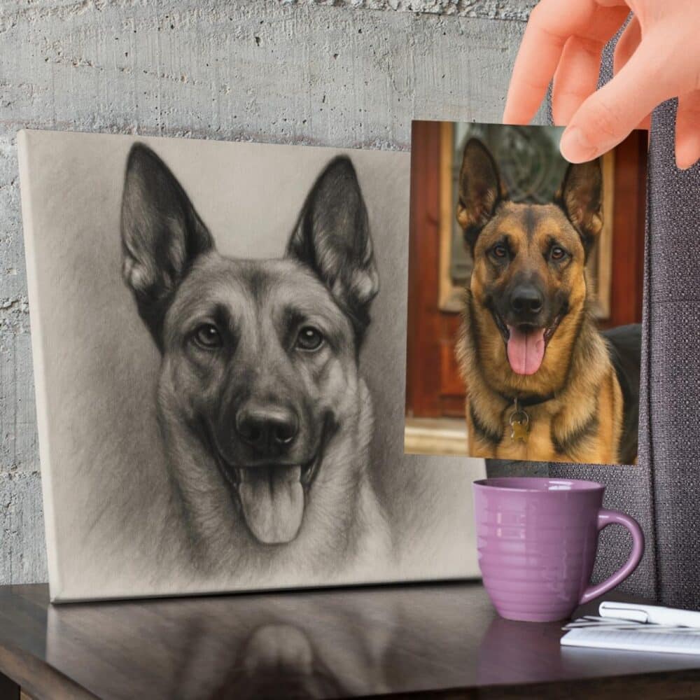 Realistic charcoal