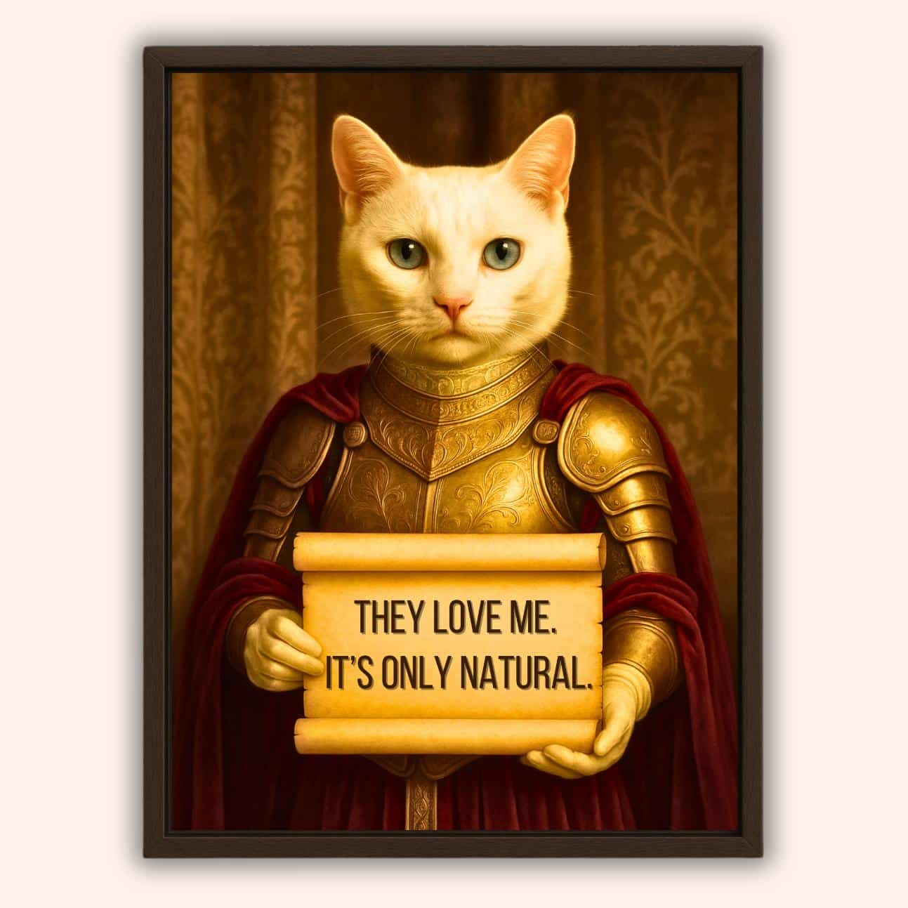 The lady in armor