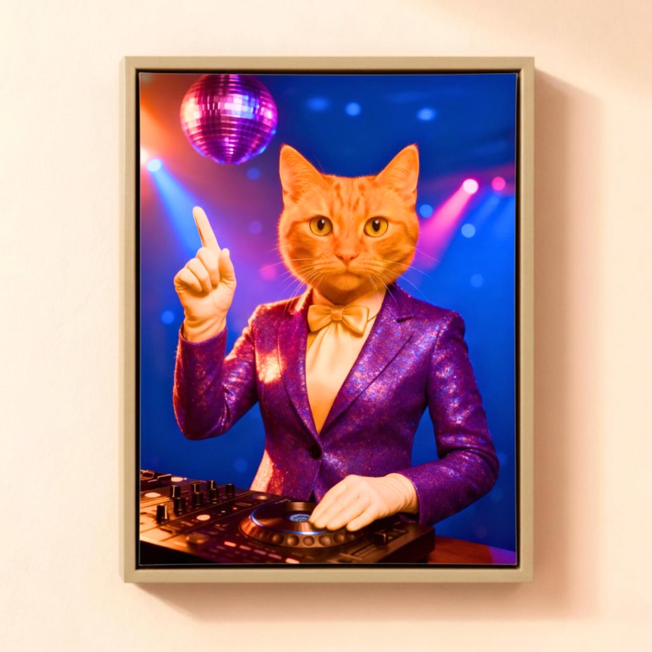 Marco de madera ligera Ventilador de discoteca