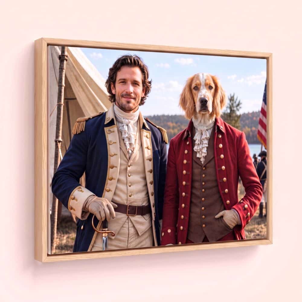 G. Washington and B. Franklin