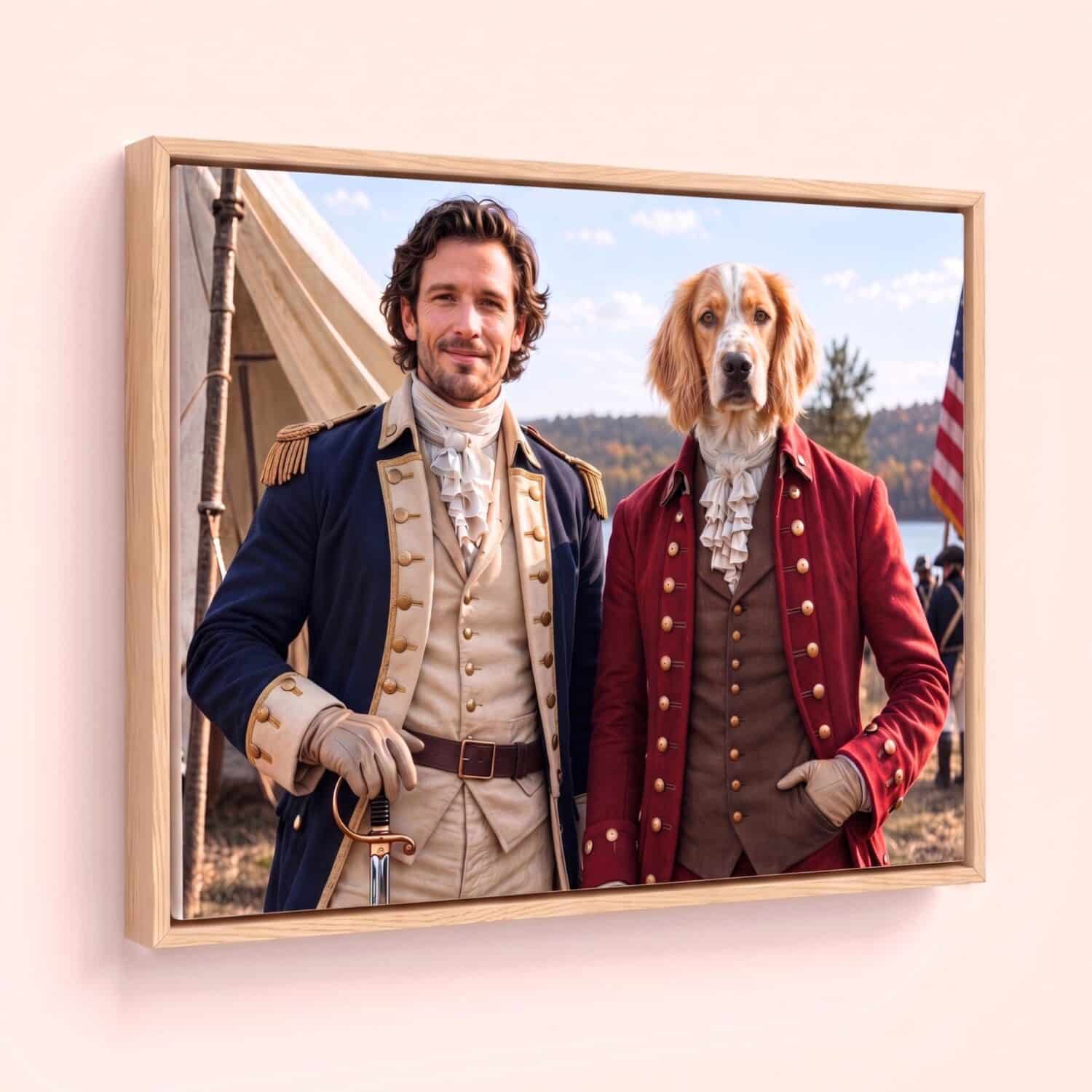 G. Washington and B. Franklin