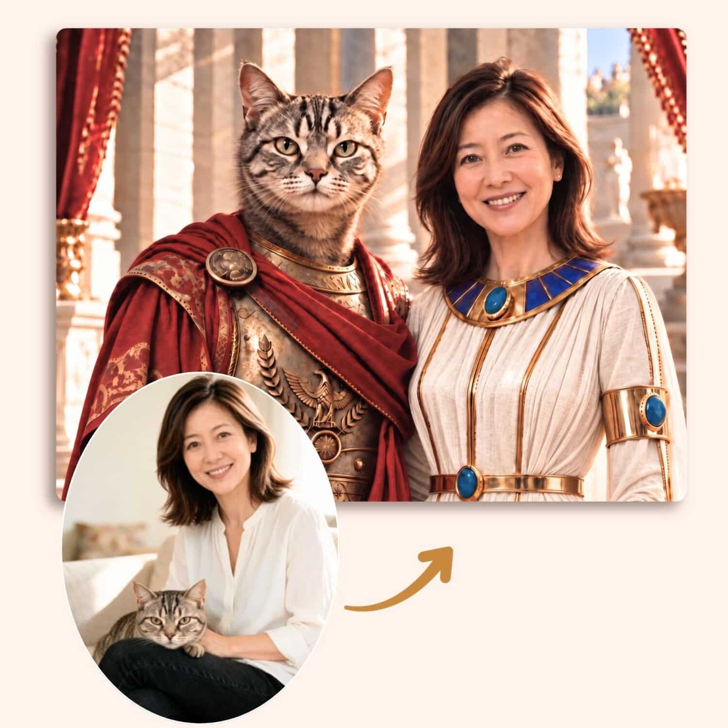 Cleopatra and Caesar